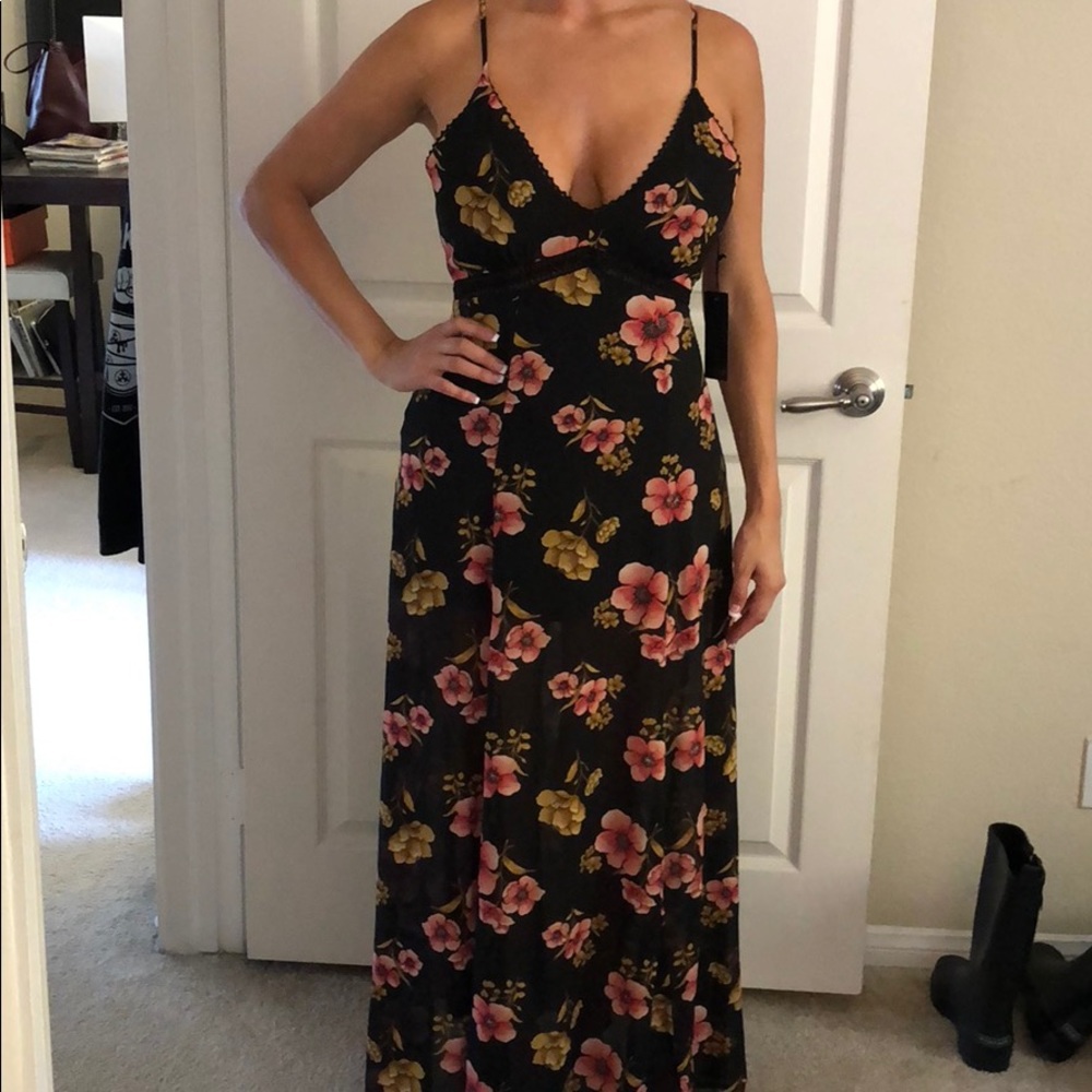 Floral maxi dress